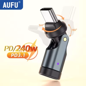 AUFU 240W USB-C Rotating OTG Adapter