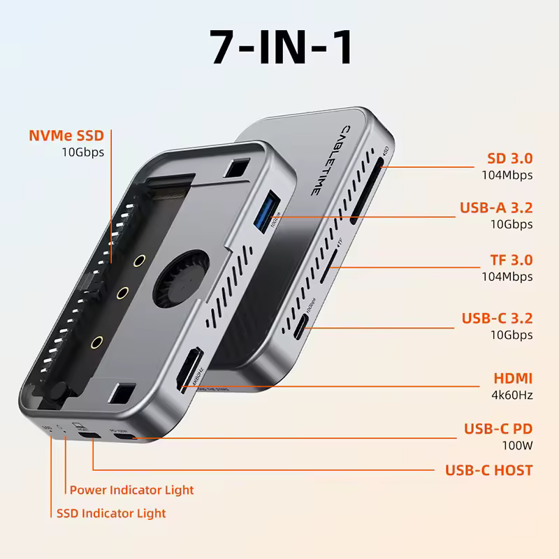 7-in-1 iPhone Docking Station