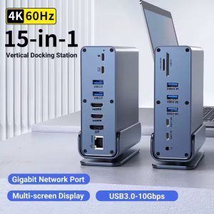 15-in-1 USB-C Docking Station (Triple Display)