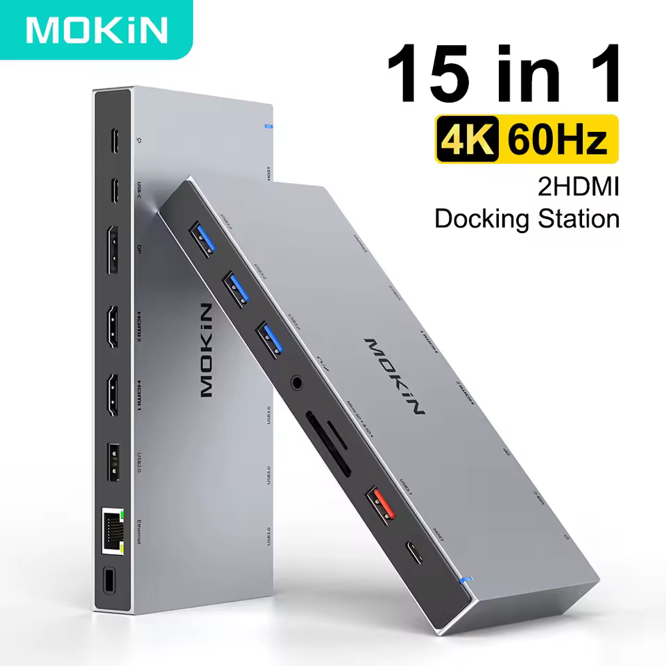 MOKiN 15-in-1 USB-C Docking Station